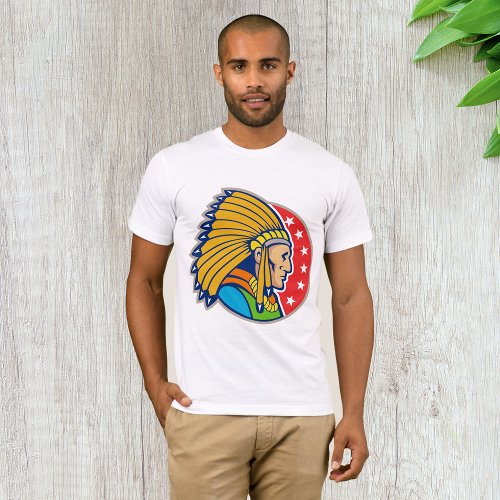 Indian Chief Mens T_Shirt