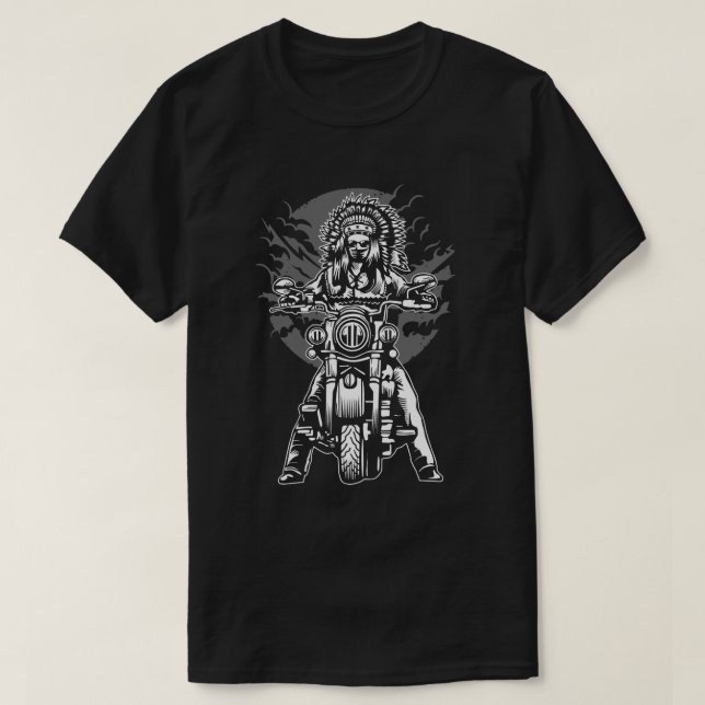 Indian Chief Motorcycle Men's T-Shirt (Design Front)