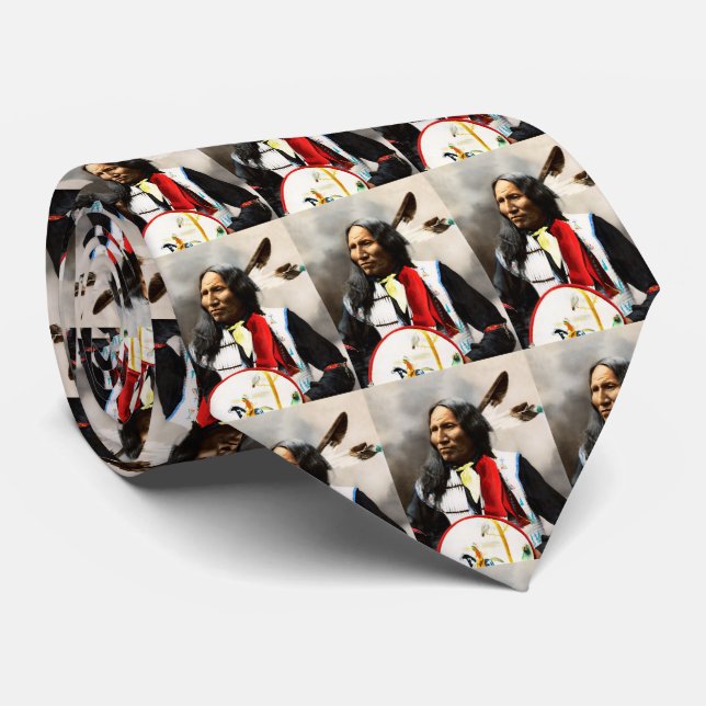 Indian Chief Neck Tie (Rolled)