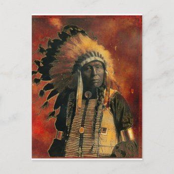 Indian_chief Postcard by jawbone1957 at Zazzle