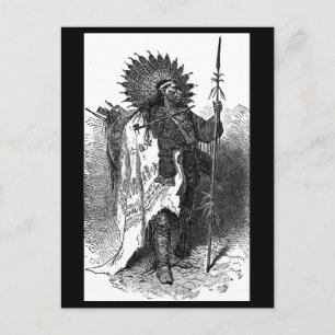 Indian Chief Postcard