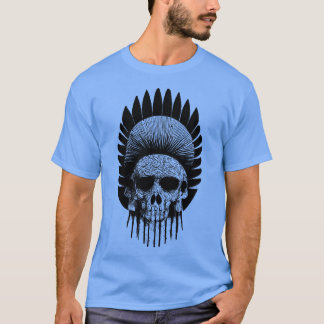 Indian Chief Skull T-Shirt