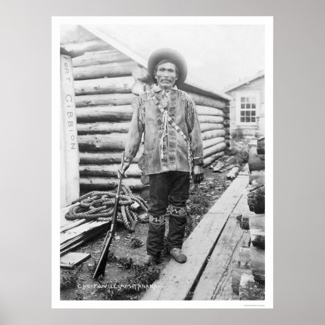 Indian Chief Tanana Alaska 1916 Poster (Front)