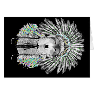 Indian chief wolf cards