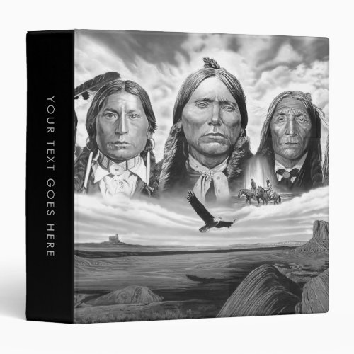Indian Chiefs Template Famous Native Americans 3 Ring Binder