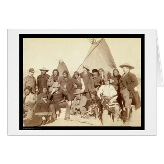 Indian Chiefs & US Officials SD 1891 Cards (Front Horizontal)