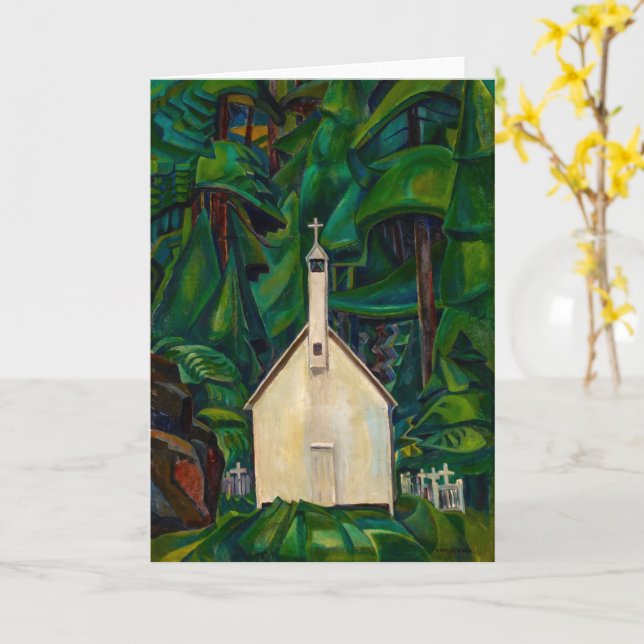 Indian Church | Emily Carr | Card (Yellow Flower)