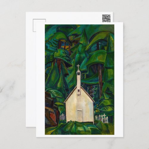 Indian Church  Emily Carr  Postcard