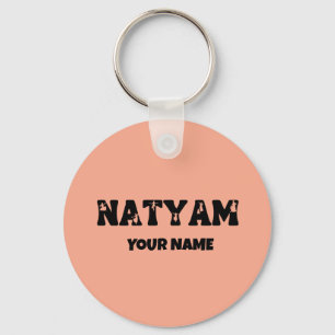 Indian classical dancers custom gift keychain