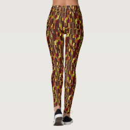 Indian Corn Pattern for Autumn Leggings | Zazzle