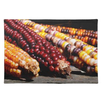 Indian Corn Placemat by artinphotography at Zazzle