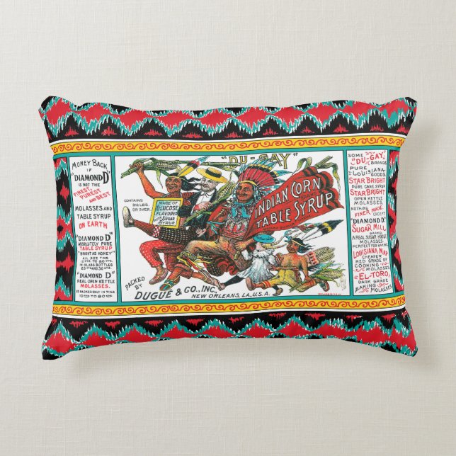 Indian Corn Table Syrup Accent Pillow (Front)