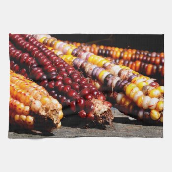 Indian Corn Towel by artinphotography at Zazzle
