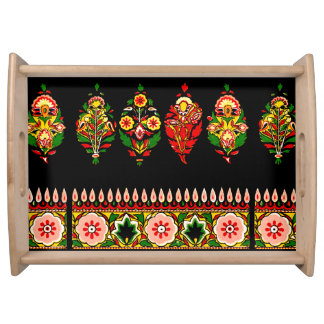 Indian Cotton Fabric Serving Tray