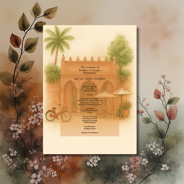 Indian Courtyard Destination wedding program (Creator Uploaded)