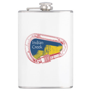 Indian Creek Climbing Carabiner Flask