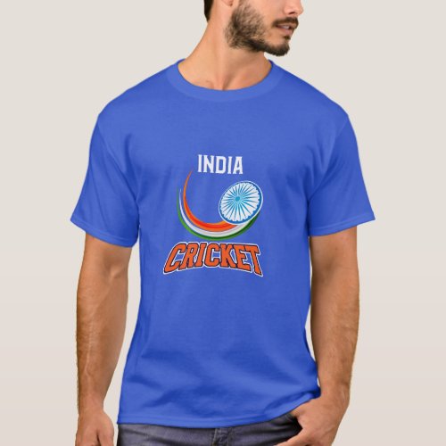 Indian Cricket Apparel Mens T_Shirt