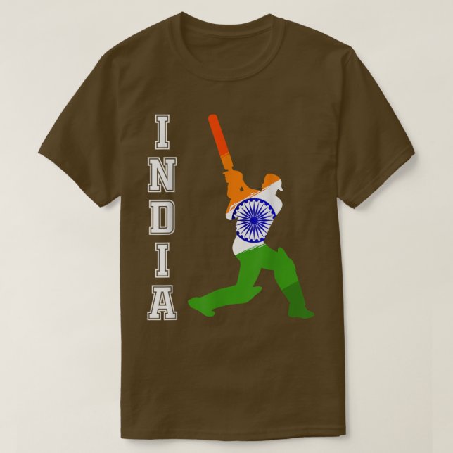 Indian Cricket Jersey India Cricket Team Lover Sup T-Shirt (Design Front)