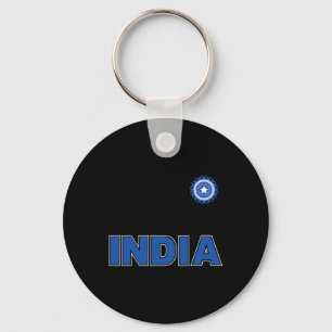Indian Cricket (orange Kit) Keychain