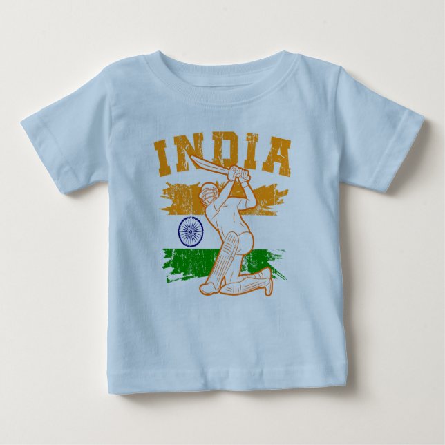 Indian Cricket Player  Baby T-Shirt (Front)
