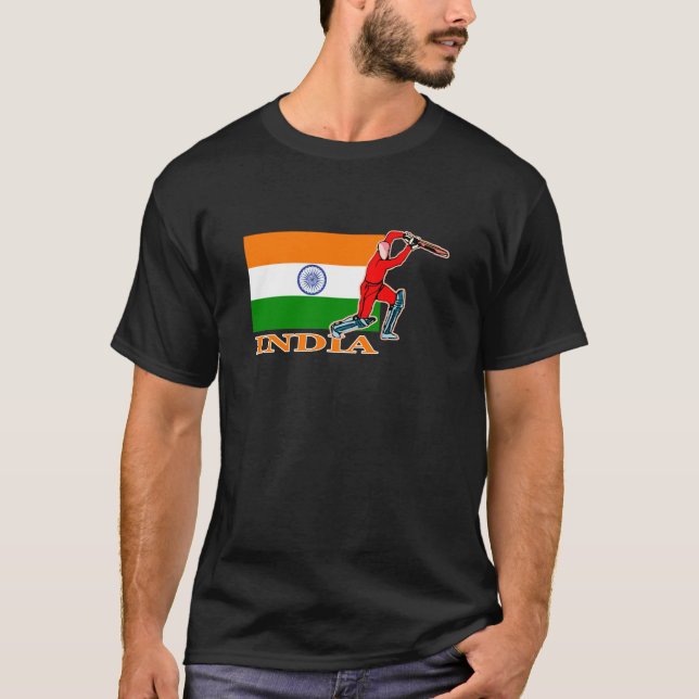 Indian Cricket Player T-Shirt (Front)