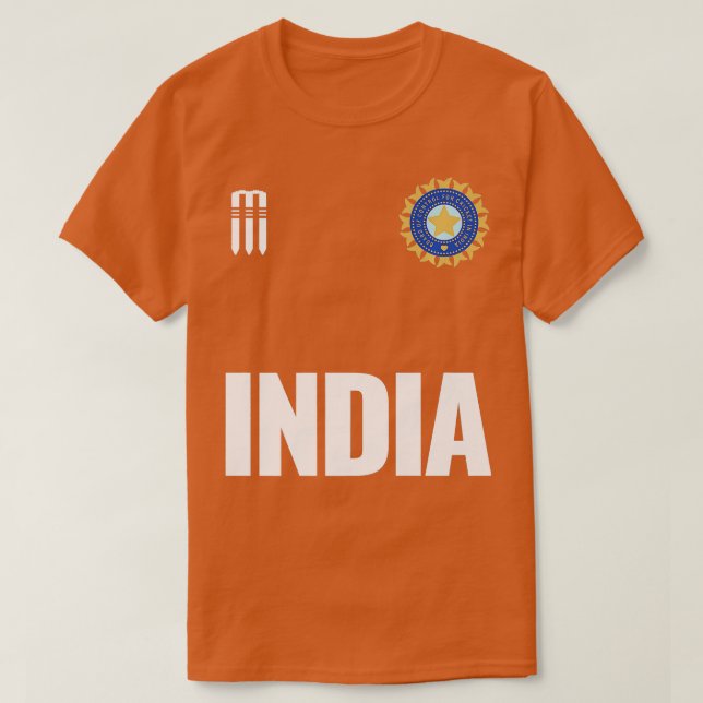 Indian Cricket Supporters  Jersey India Cricket Fa T-Shirt (Design Front)