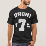 Indian Cricketer Dhoni 7 Cricket Lover Fan Sports  T-Shirt