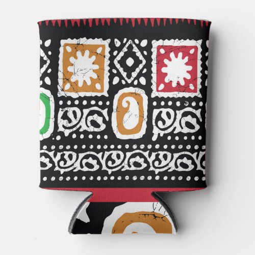 Indian Culture Traditional Art Design Can Cooler