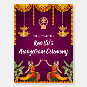 Indian Dance recital sign & Arangetram signs