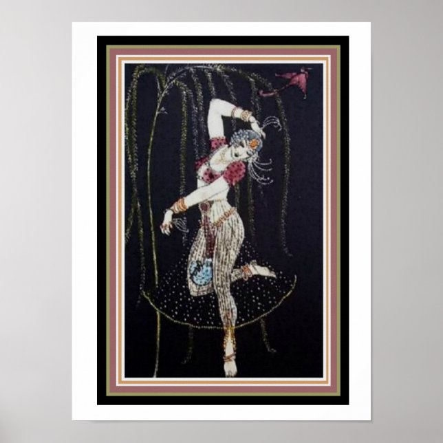 Indian Dancer by George Barbier  12 x 16 Poster (Front)