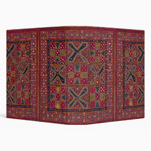 Indian Decorative Art Print 3 Ring Binder