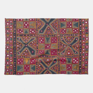 Indian Decorative Art Print Kitchen Towel