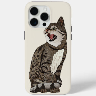 Indian desert cat off white iPhone 15 pro max case