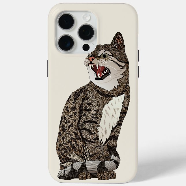 Indian desert cat off white Case-Mate iPhone case (Back)