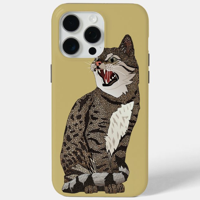 Indian desert cat pale gold Case-Mate iPhone case (Back)