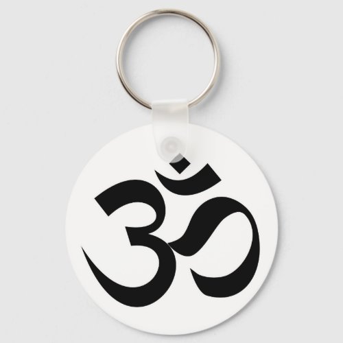Indian Dharmic religion sacred symbol mantra Hindu Keychain