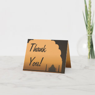 Indian Dream Wedding Folded Thank You Card