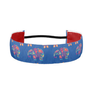 indian elephant Diwali mandala Athletic Headband