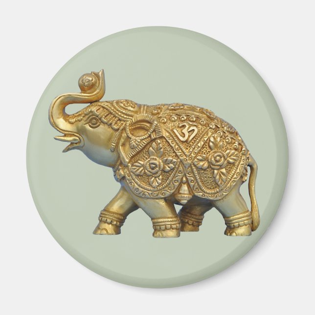 Indian Elephant Magnet (Front)