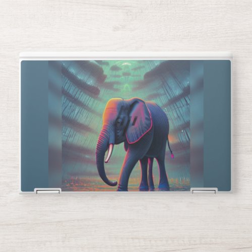 Indian Elephant   T_Shirt 3 Ring Binder HP Laptop Skin