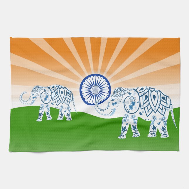 Indian elephant towel (Horizontal)