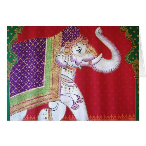 Indian elephant traditional art