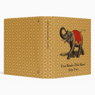 Indian Elephant w/Red Cloth Binder