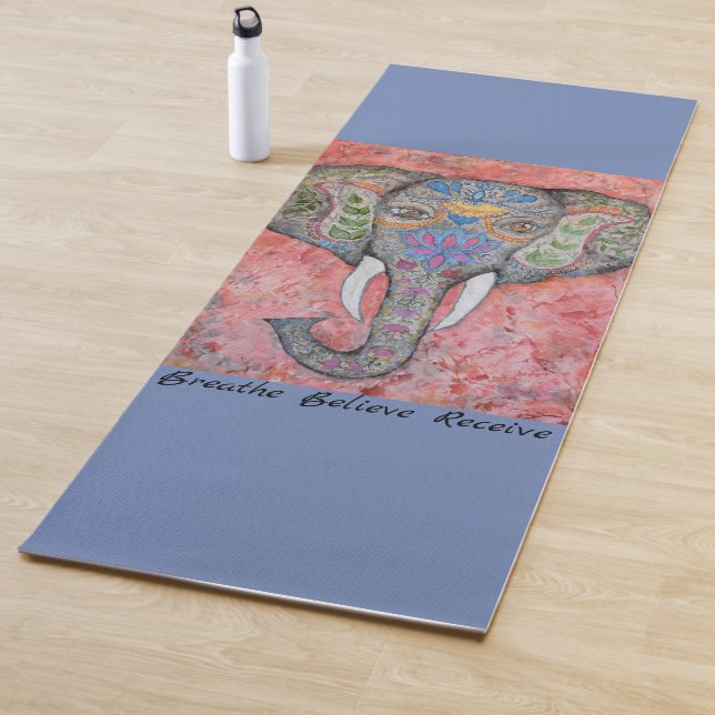 Indian Elephant Yoga Mat (In Situ)