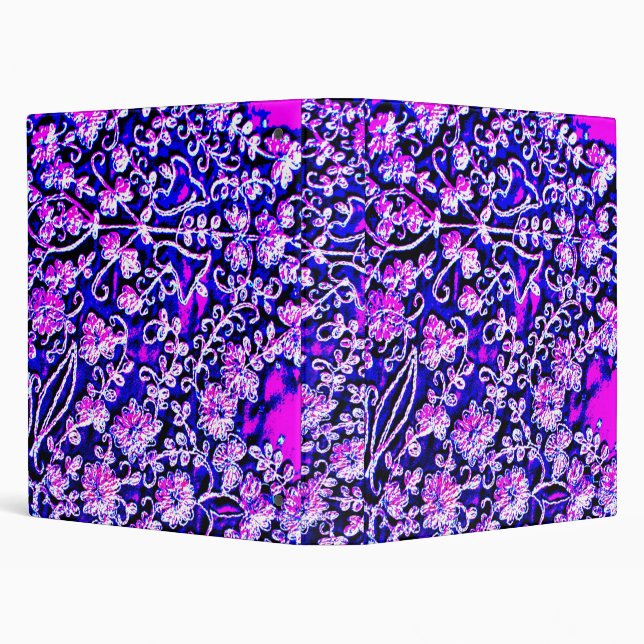 Indian Embroidery 3 Ring Binder (Background)
