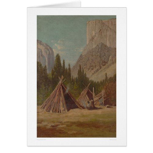Indian Encampment in Yosemite Valley 1189