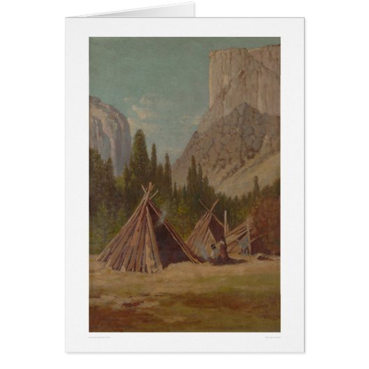 Indian Encampment in Yosemite Valley (1189) (Front)