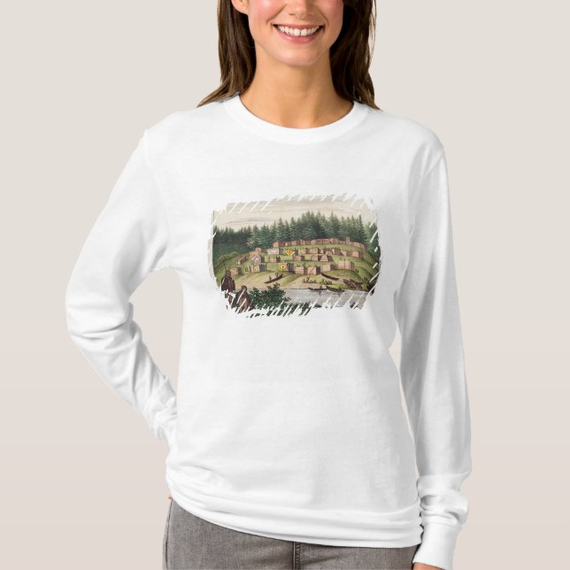 Indian Encampment on Quadra Island T-Shirt (Front)