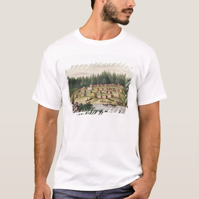 Indian Encampment on Quadra Island T-Shirt (Front)