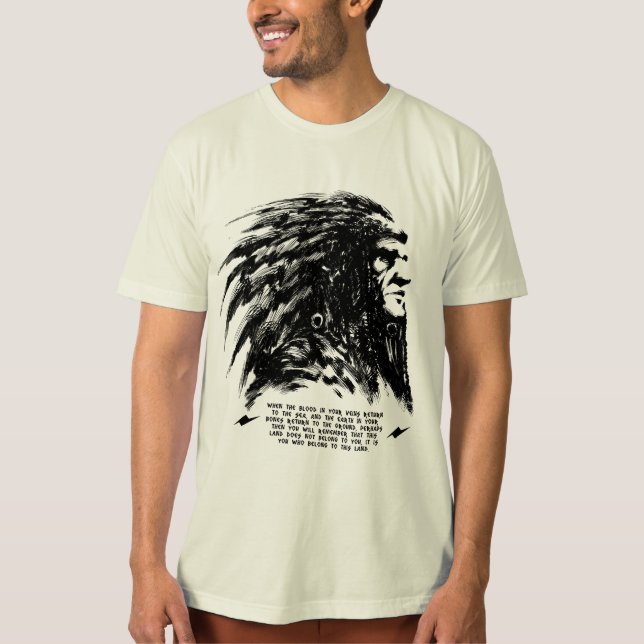 Indian face T-Shirt (Front)